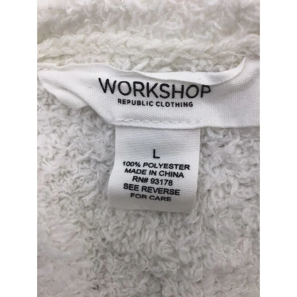 Workshop Republic Clothing Stripped Pullover Eyelash Sweater Women’s Size Large - Picture 9 of 10
